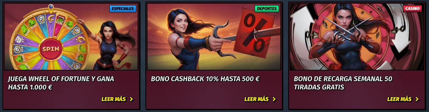 Ofertas y promociones exclusivas de AllySpin Casino